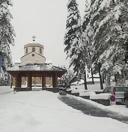 Zimska idila Crkva Preobraženja Gospodnjeg Zlatibor, Čajetina