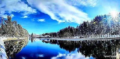 Stari Zlatibor i pogled na jezero prije velikih radova – autentična razglednica iz prošlih vremena